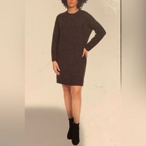 Comfortable Chocolate Brown Long Sleeve Dress